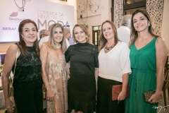 Anne e Iêda Baquit, Kelly Whitehurst, Kátia e Fernanda Baquit