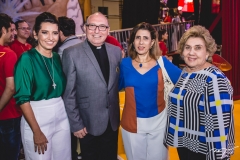 Márcia Travessoni, Pe Eugênio, Regina Ximenes e Consuelo Dias Branco