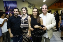 Felipe Rocha, Paulinha Sampaio, Manoela Bacelar e Ricardo Bacelar