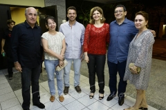 Silvio Frota , Dilma e Felipe Schmidt, Ivana e José Guedes e Ana Frota