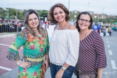Katia Denise, Luziete Furtado e Telma Peixoto