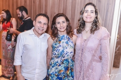 Sávio Costa, Patrícia Rinaldi e Lorena Wendt