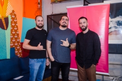 Lorival Bublitz, Bruno Brauns e Luiz Arruda