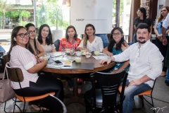 Simone Silva, Izabel Lopes, Cristiane Gomes, Joelha Costa, Keyla Araújo, Eliene Calisto e Marcelo Luz