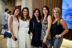 Suzane Farias, Márcia Travessoni, Martinha Assunção, Lorena Pouchain e Letícia Studart
