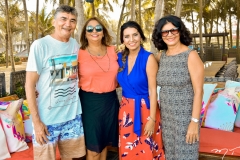 Raimundo Bernardo Neto (o Pena), Lígia Tavares, Márcia Travessoni e Brígida Frazão