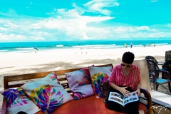 Conversa com Márcia Travessoni no Beach Park