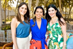 Lara Linhares, Márcia Travessoni e Lia Linhares