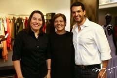 Denise Bezerra, Graça Romcy e Carlos Cardoso