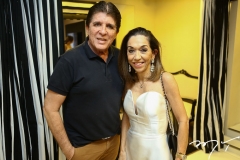 Dito Machado e Márcia Távora