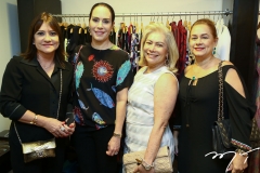 Pretinha Rolim, Cristiane Ary, Elenir Liberato e Sarah Philomeno