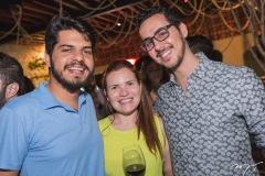 Alberto Gadanha, Maria Gadelha e Thomas Reeves