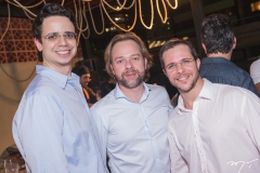 Lucas Nepomuceno, Ricardo Kruse e Alejandro Lusardo