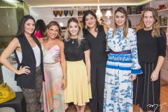 Aline Pinho Bayde, Vanêssa Queirós, Luiza Bezerra, Viviane Almada, Mariana Pimenta e Érika Figueiredo
