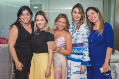Viviane Almada, Luiza Bezerra, Vanêssa Queirós, Mariana Pimenta e Ednice Bezerra