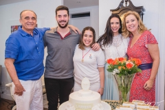 Raimundo, Fernando, Larissa, Talita e Andréa Delfino
