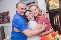 Raimundo, Larissa e Andréa Delfino