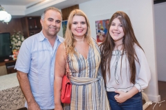 Valdísio, Danielle e Lívia Pinheiro