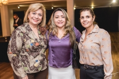 Priscila Cavalcante, Anita Erica e Claudia Diniz