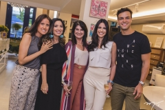 Christine Perez, Renata Cavalcante, Márcia Holanda, Milena Holanda e Valter Costa Lima