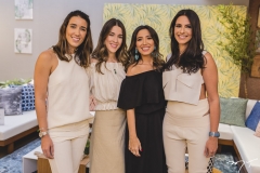 Mari Lima, Sara Brasil, Renata Cavalcante e Milena Holanda