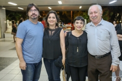 Marcelo Holanda, Cristina Paiva, Inês e Raimundo Silveira