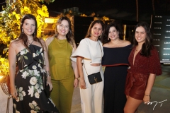 Erilan e Érica Girão, Liliana Linhares, Liciana Lobo e Maria Eduarda Linhares