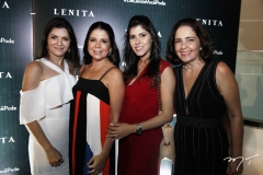 Liane Farias, Maria Lúcia Negrão, Flávia Simões e Giana Studart