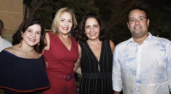 Luciana Lobo, Márcia Peixoto, Giana Studart e Rafael Joca