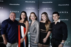 Pedro, Maria Lúcia, Lenita, Maria Clara e Pedro Negrão