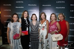 Simone Risatto, Ana Alcantara, Lenita Negrão, Ana Pinto, Cláudia Cavalcante e Fátima Albuquerque
