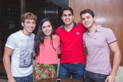 Rodolfo Pedrosa, Brenda Almeida, Anderson Soares e Bon Jovi Feitosa