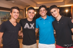 Felipe Frota, Luciano Moreno, Henrique Fernandes Azevedo e Arthur Brandão