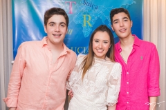Luciano, Lissa e Luca Dias Branco
