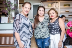 Tida Leal, Gerusa Teixeira e França Vasques