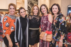 Márcia Andréa, Niedja Bezerra, Ana Paula Daud, Luciana Fialho e Cristiane Araújo