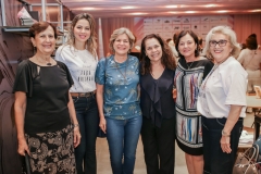 Hermengarda e Onélia Santana, Stella Rolim, Dora Andrade, Ana Studart e Socorro França