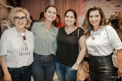 Socorro França, Neusa e Gabi Rocha e Márcia Travessoni