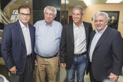 Beto Studart, Roberto Macedo, Severino Ramalho Neto e Deusmar Queirós
