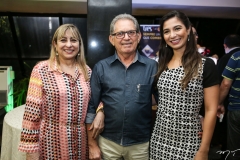 Lucrécia Araujo, João Sobrinho e Jamila Araujo