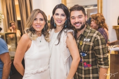 Ana Carolina Fontenele, Priscila Fontenele e Marcus Abreu
