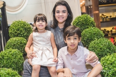 Sara, Priscila e Rafael Leal