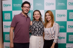 Thiago Miranda, Luiza Macedo e Raquel Aguines