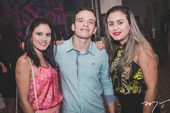 Virlane Machado, Caetano Afonso e Amanda Oliveira