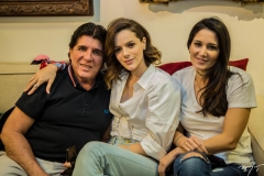 Dito Machado, Paula Sampaio e Aline Pinho Bayde