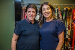 Dito Machado e Denise Montenegro