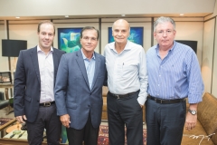 César Ribeiro, Beto Studart, Drauzio Varella e Ricardo Cavalcante