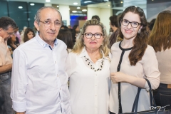 Frederico Castro, Lúcia Castro e Luana Gondim