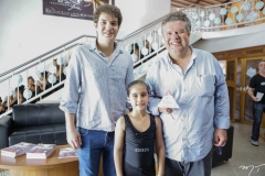 Guilherme Colares, Isabela da Silva e Evandro Colares