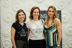 Carol Bezerra, Jussara Regás e Melaine Diogo